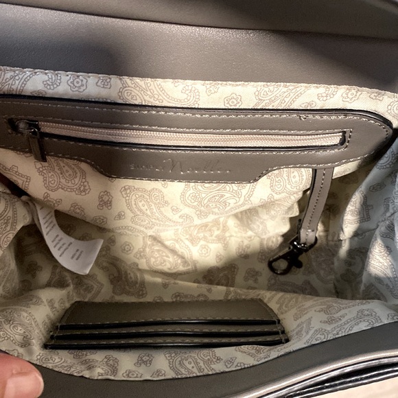 Simply Noelle Faux Embossed Leather  with Suede Side Crossbody Bag - Picture 5 of 5